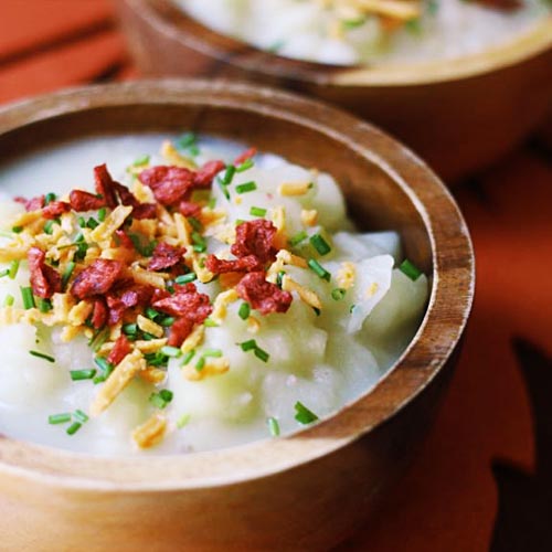 Vegan Homestyle Vegan Potato Soup