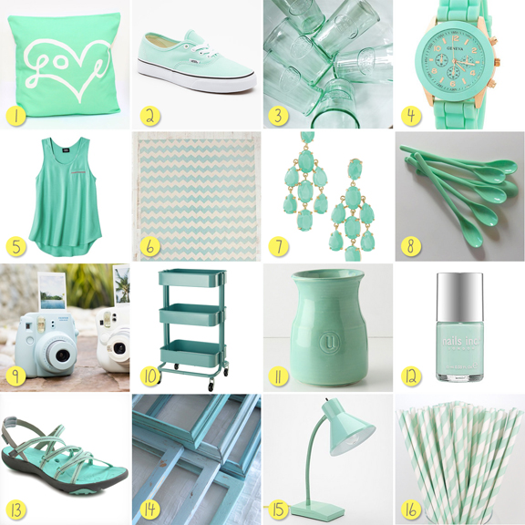 mint green accessories #mint #color 86lemons.com