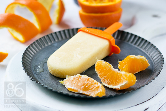 Orange Creamsicle Smoothie or Popsicle #vegan #glutenfree  86lemons.com