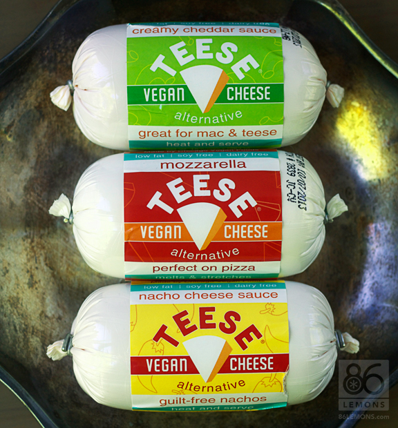 Teese Vegan Cheese Alternative - tastes and melts GREAT! #vegan #cheese #glutenfree #soyfree