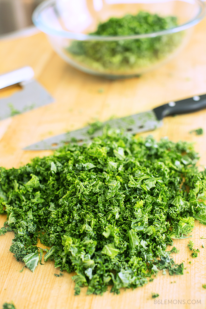 Chopped Kale Salad Ingredients