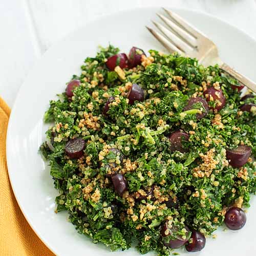Vegan Chopped Kale And Quinoa Salad