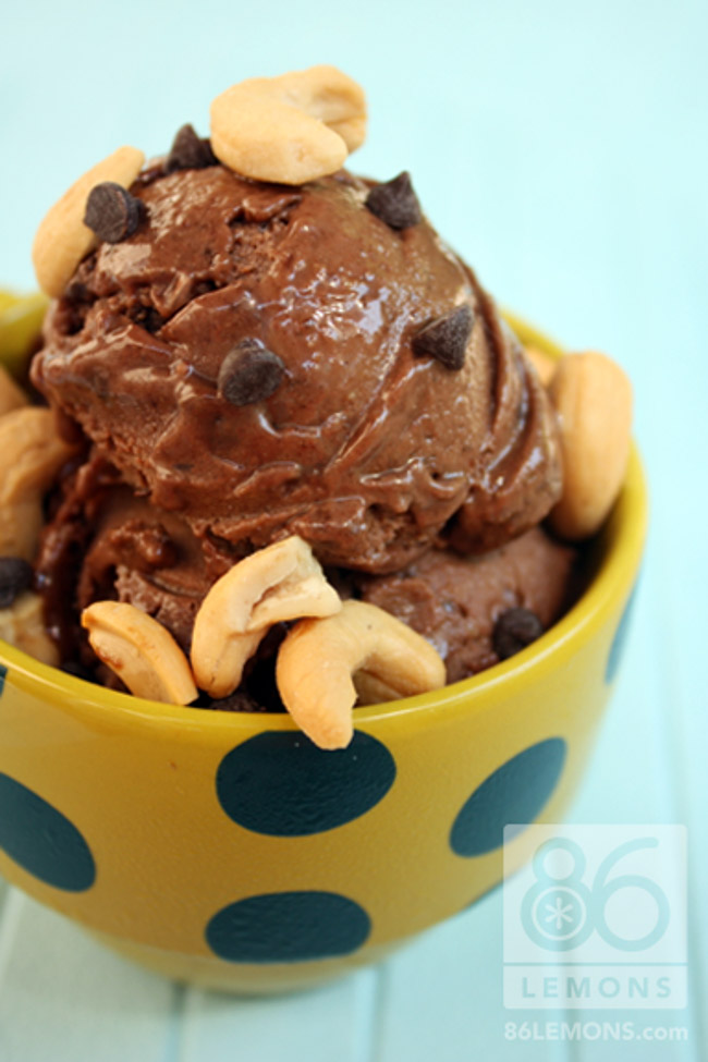 Vegan Choco-Banana-Nut Ice Cream Gluten-free