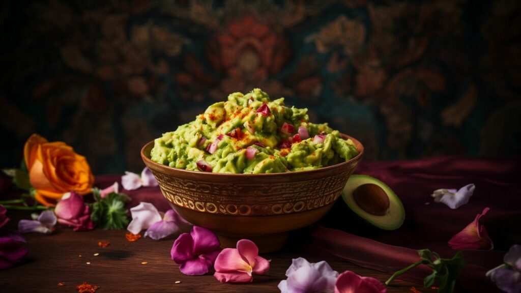 Is guacamole vegan article photo on a table