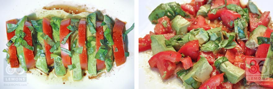 Vegan Caprese Salad Gluten-free