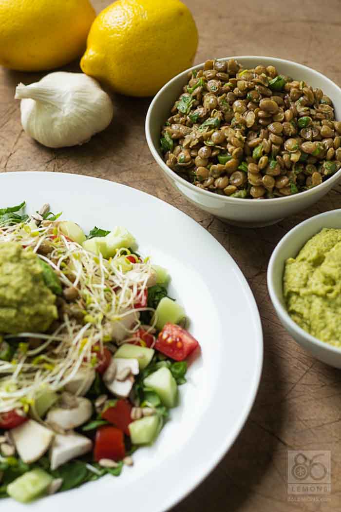 Vegan Chopped Power Salad (Gluten-free) | 86 Lemons