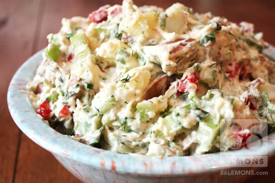 Vegan Creamy Potato Salad Gluten-free