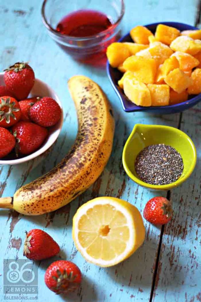 Vegan Fruity Power Smoothie Gluten-free