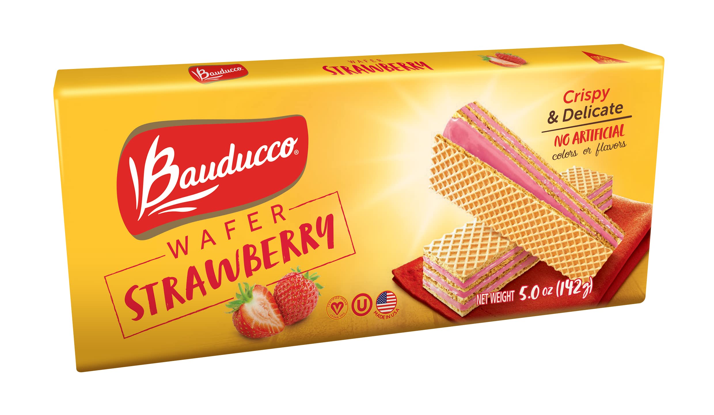 Bauducco Strawberry Wafers