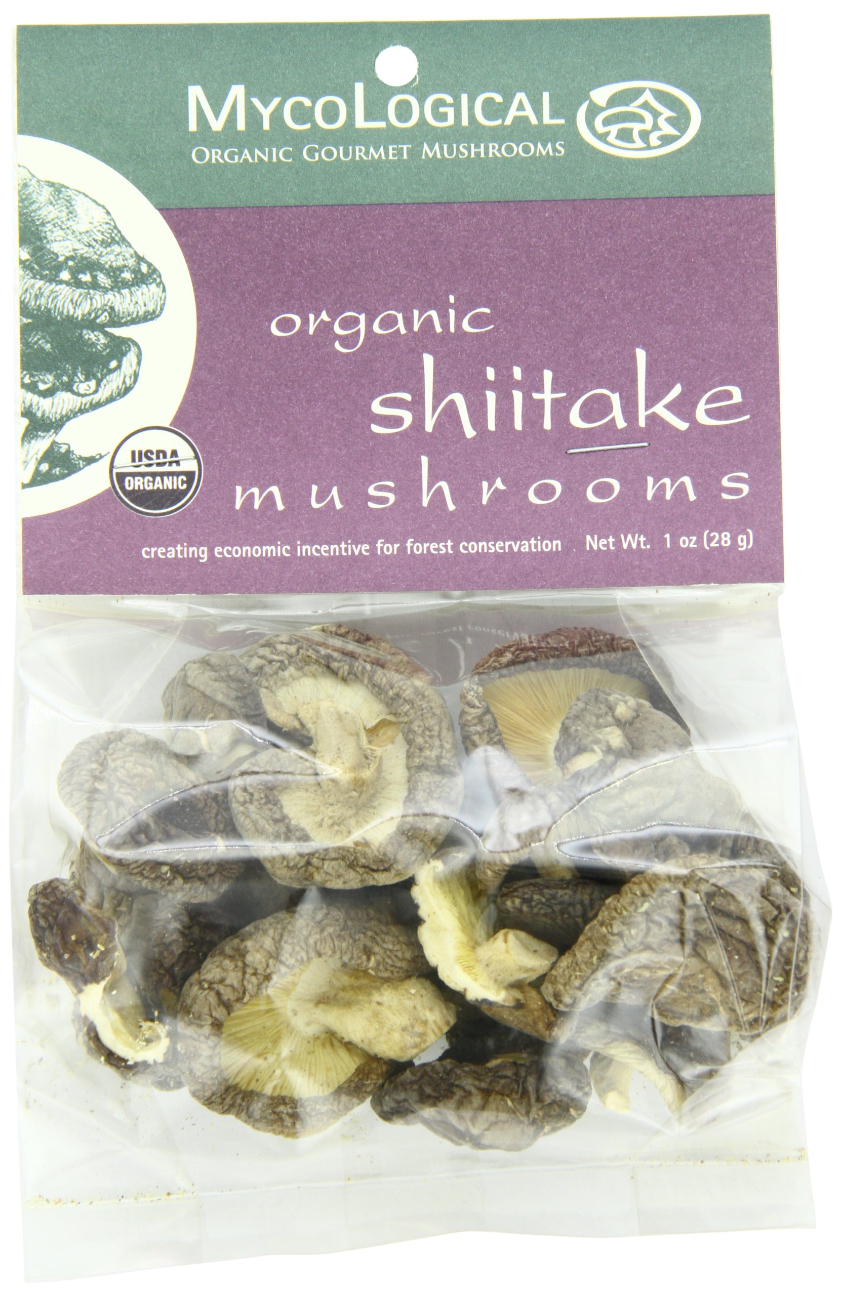 MycoLogical Dried Organic Shiitake Mushrooms