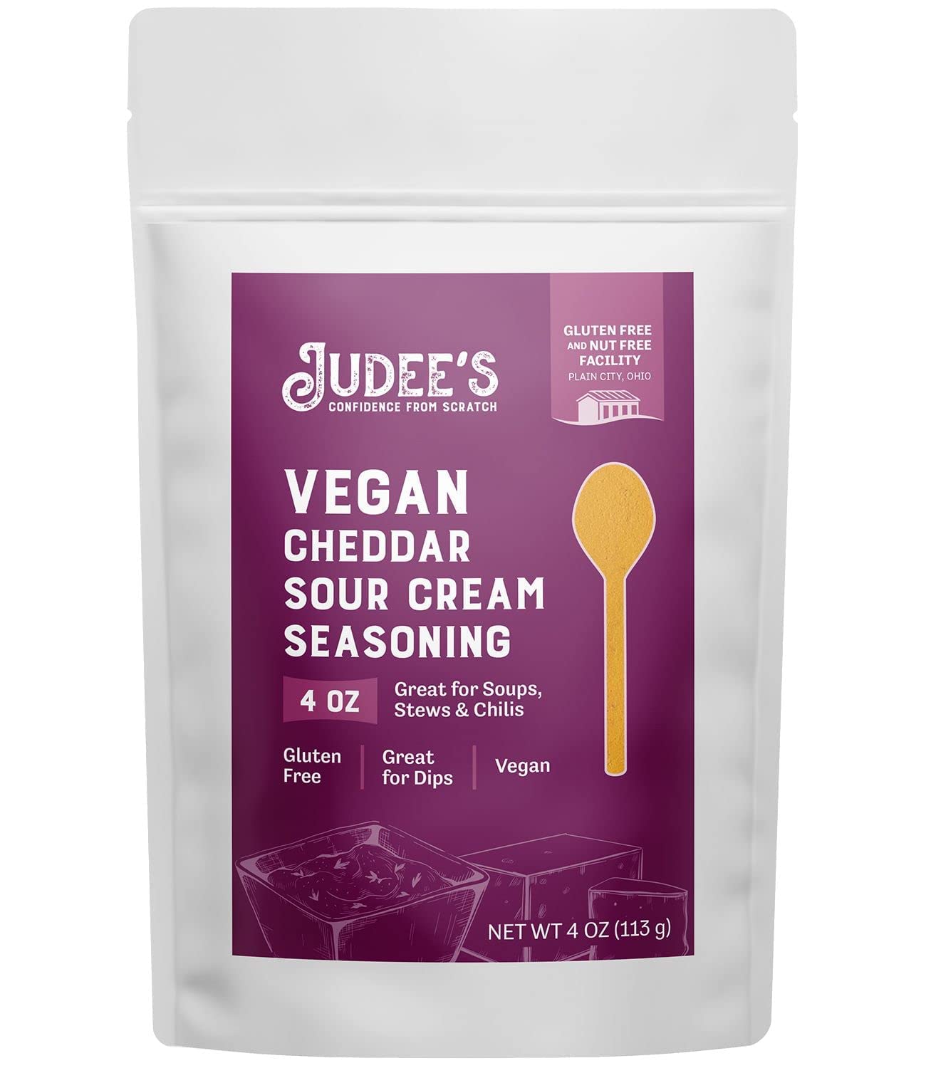 Judee's Vegan Cheddar and Sour Cream Seasoning