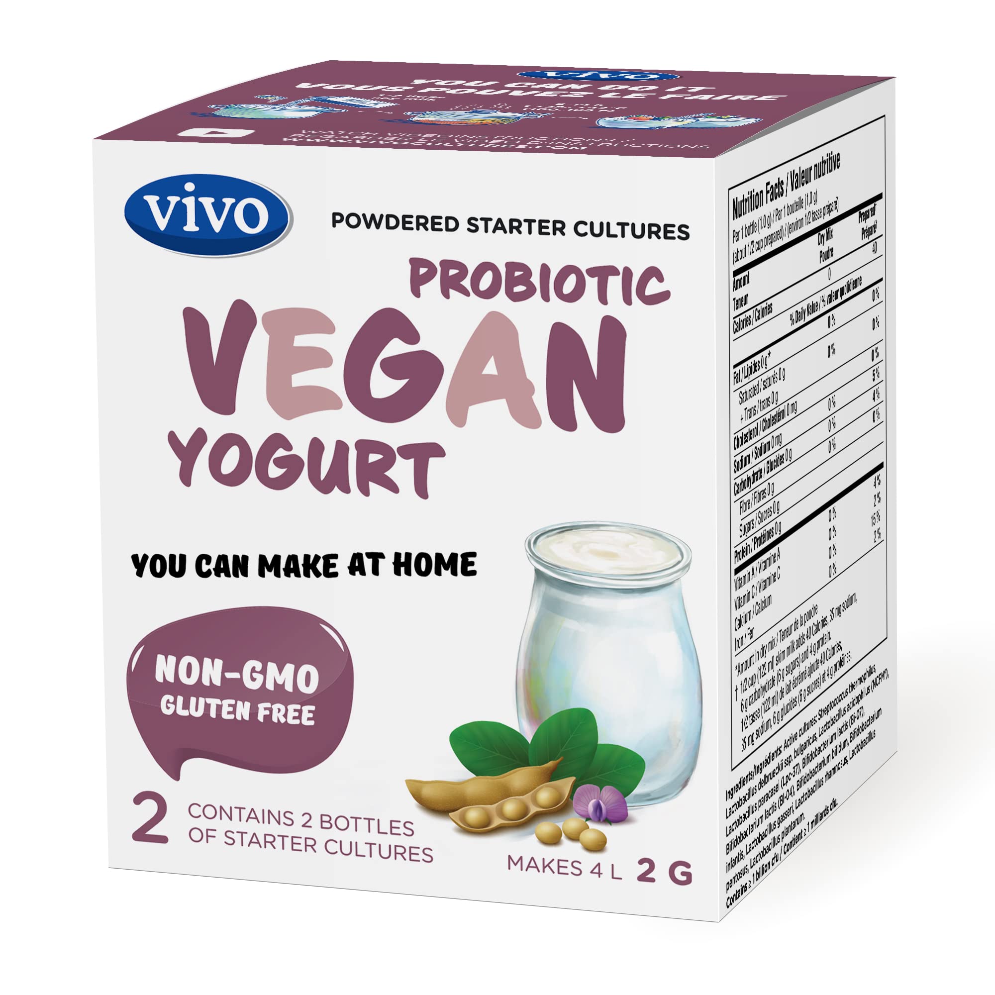 VIVO Vegan Yogurt Starter