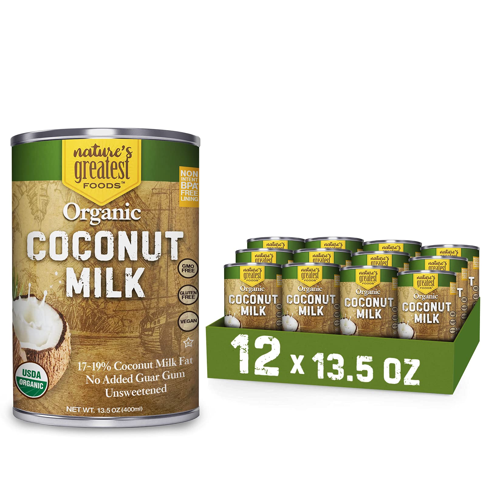 Nature's Greatest Foods Organic Coconut Milk